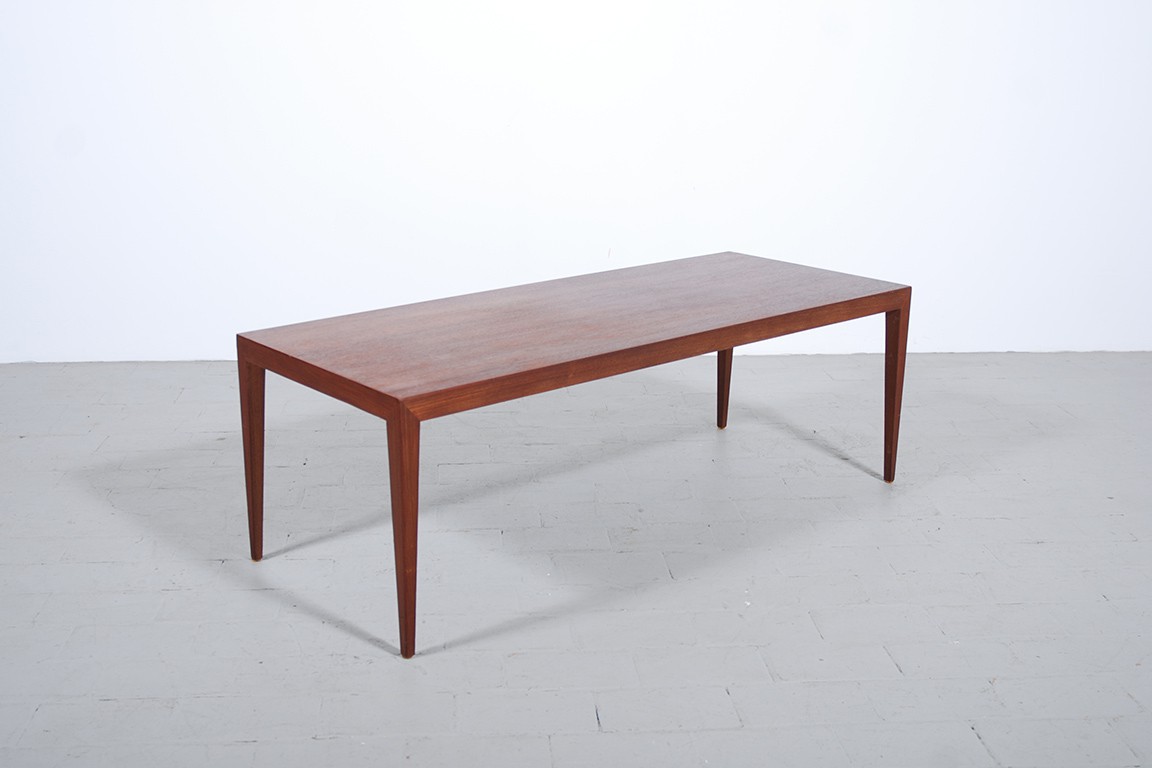 Severin Hansen Teak Coffee Table Haslev 1960 danish vintage