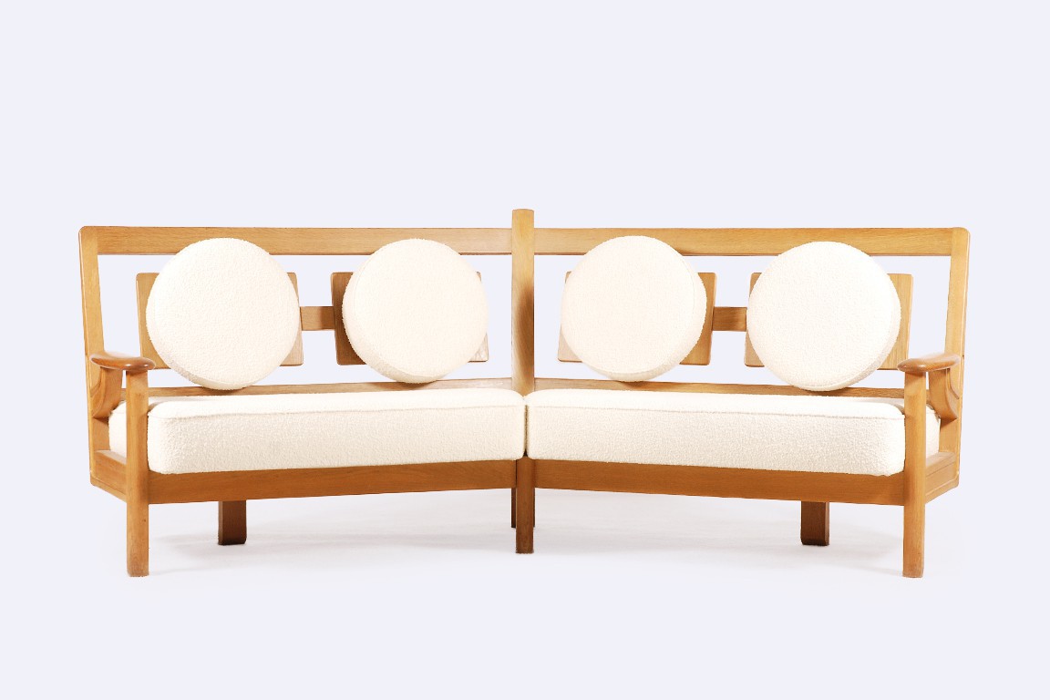 guillerme chambron mathilde oak sofa votre maison 1960