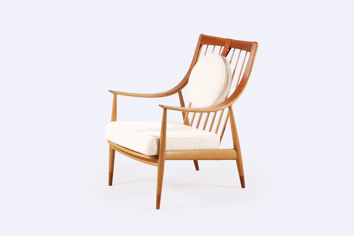 hvidt molgaard nielsen fd144 fauteuil france daverkosen 1950