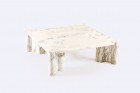 gae aulenti knoll marbre calacatta jumbo table basse 1960