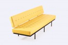 florence knoll international sofa 578 yellow settee 1954