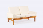 poul volther oak sofa bouclé danish wool vintage 1960 1950