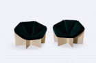 paulin artifort spider f678 chair lounge french velvet 1960