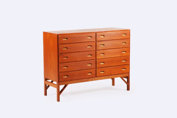 borge mogensen teak chest of drawers madsen fdb mobler 1950