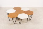 gio ponti isa italy pietro coffe table oak formica 1950