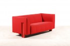 shigeru uchida pastoe isu sofa z103 red kvadrat design 1990