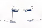 joe colombo oluce lampe bleu spider italie design 1960 1967