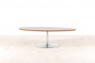 pierre paulin artifort table basse palissandre ovale 1960