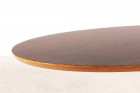 pierre paulin artifort rosewood coffee table oval 1960