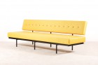 florence knoll international sofa 578 yellow settee 1954