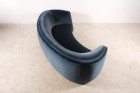 danish scandinavian curved sofa blue velvet kvadrat 1930