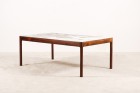 jeppe hagedorn olsen table basse palissandre céramique 1960