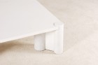 gae aulenti knoll marbre carrara jumbo table basse 1960 1964