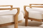 guillerme chambron votre maison oak armchair juliette 1950