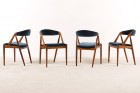 kai kristiansen schou andersen chairs 31 velvet blue oak