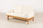 poul volther oak sofa bouclé danish wool vintage 1960 1950