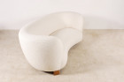 danish scandinavian curved sofa wool nobilis design 1940