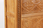 cabinet buffet oak sculpted 20th danish design brutalist