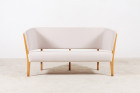 soren fritz hansen 2240 hêtre canapé velours scandinave 1940