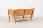 soren fritz hansen 2240 beech sofa settee velvet danish 1940