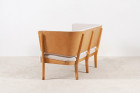 soren fritz hansen 2240 hêtre canapé velours scandinave 1940