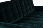 florence knoll sofa 2556 vintage design velvet green 1960