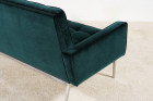 florence knoll sofa 2556 vintage design velvet green 1960