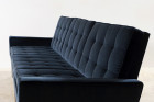 florence knoll 67 sofa velvet navy blue vintage design 1960