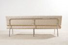 florence knoll canapé banquette 33 #33 laine blanc 1960 1950