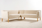 corner sectional sofa danish scandinavian wool design 1950