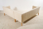 corner sectional sofa danish scandinavian wool design 1950