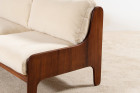 marco zanuso arflex baronet sofa rosewood wool italy 1960