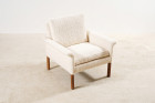 hans olsen cs mobler armchair model 500 wool bouclé 1960