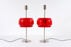 gianemilio piero anna monti kartell lamp red italy 1960 1950