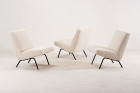 joseph andré motte steiner 743 easy chair wool france 1950