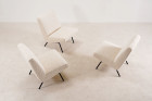 joseph andré motte steiner 743 easy chair wool france 1950