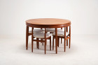 hans olsen frem rolje rondette dining table teak danish 1960