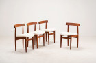 hans olsen frem rolje rondette dining table teak danish 1960