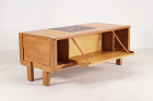 guillerme chambron maison bureau chêne matignon cuir 1960