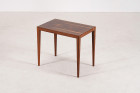 severin hansen side table sofa rosewood danish design 1960