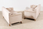 sofa settee canapé art déco france design moreux 1930 beige