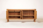 guillerme chambron enfilade buffet chêne maison design 1960