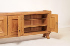 guillerme chambron enfilade buffet chêne maison design 1960