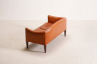 illum wikkelso v12 sofa brown leather vintage design 1960