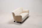 fritz hansen sofa 1669 danish vintage wool 1940 design 1950