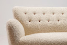 fritz hansen sofa 1669 danish vintage wool 1940 design 1950