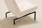 motte steiner tempo fauteuil chauffeuse laine france 1950