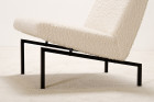 motte steiner tempo fauteuil chauffeuse laine france 1950